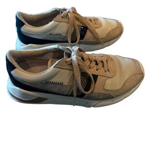 Gola Beige and Black Women's Sneakers